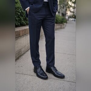 Chaps Dark Leather Derbys